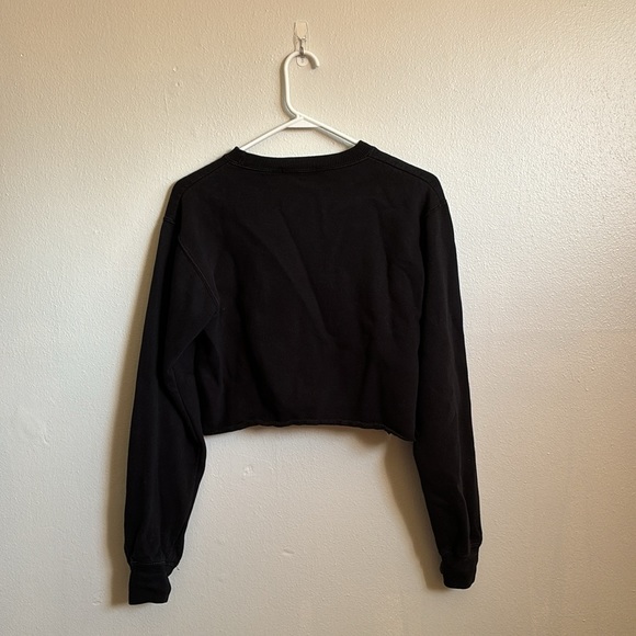 Brandy Melville “Uh huh honey” Cropped Sweatshirt - Picture 2 of 3